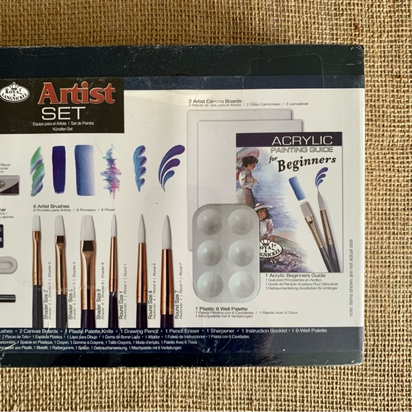 ACRYLIC PAINTING SET for Begininners Sealed in Original Packaging - Picture 6 of 7